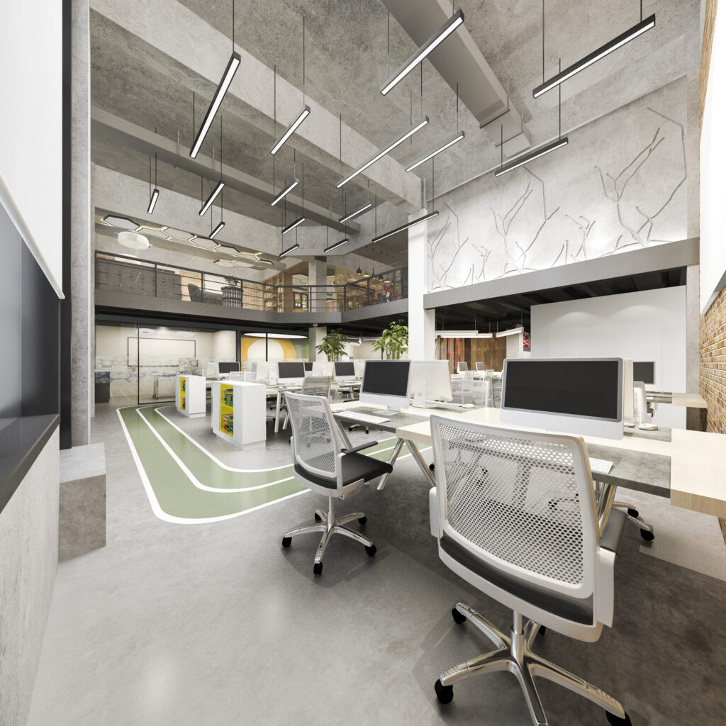 Open office fit out custom construction