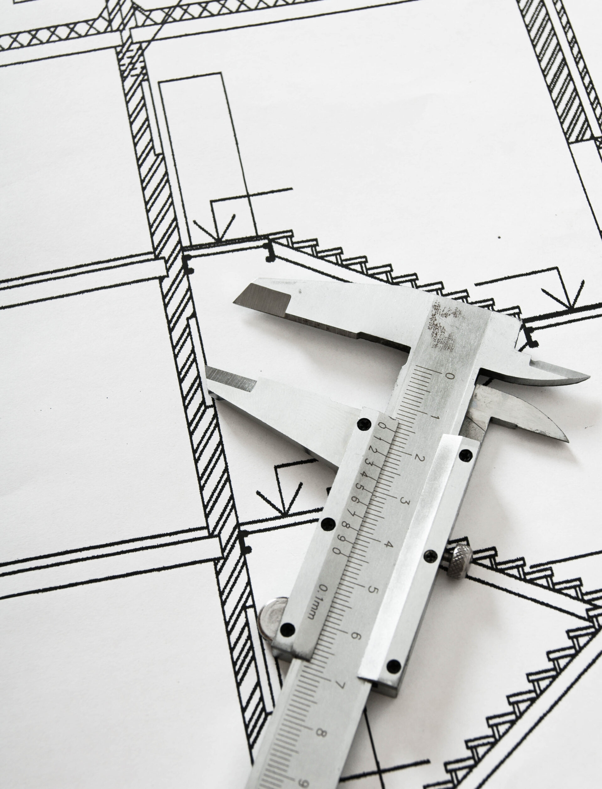Repair planning. Repair work. Drawings for building and caliper.
