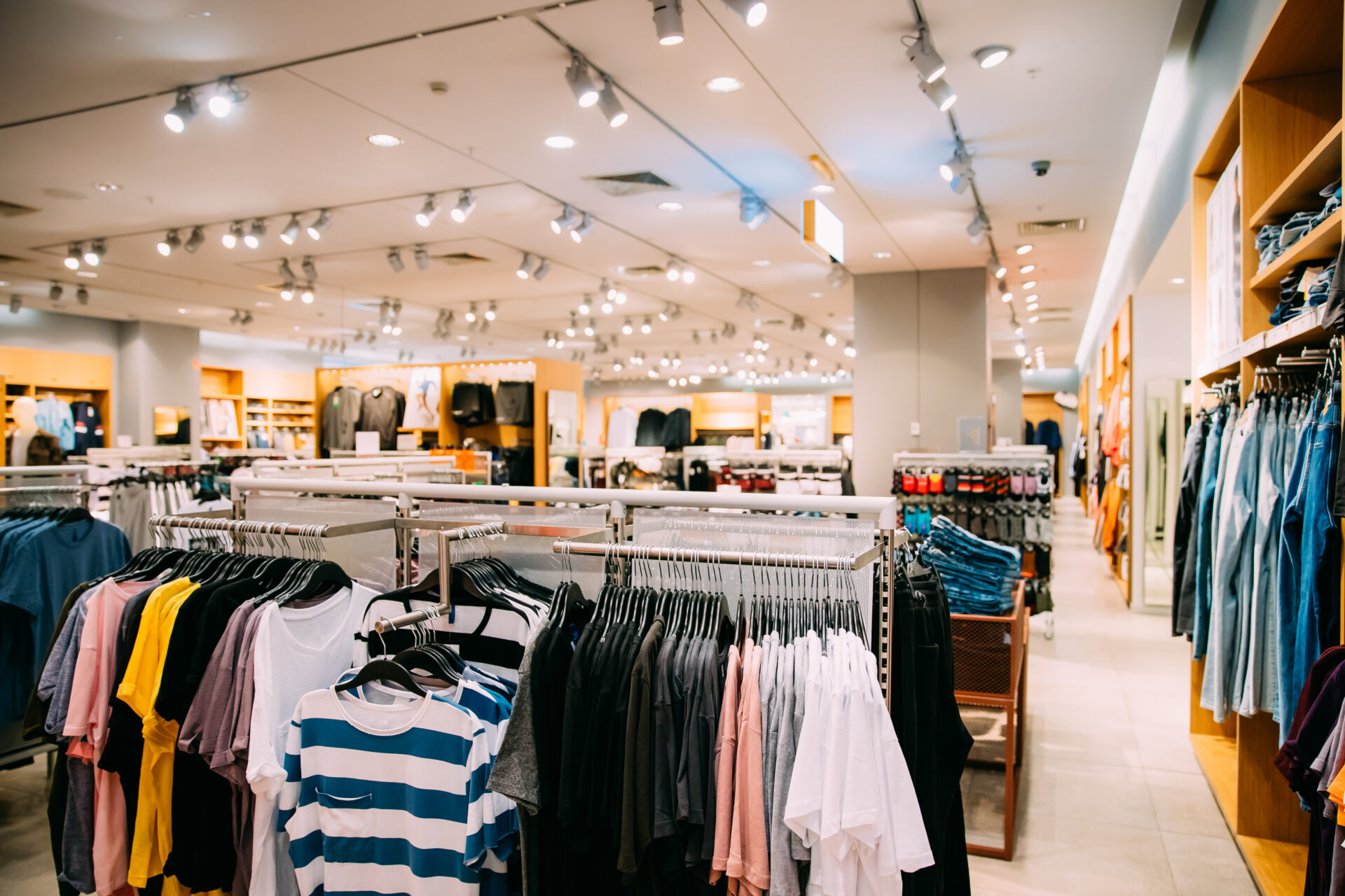 commercial clothes store